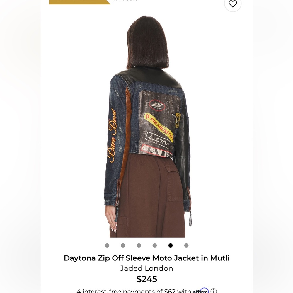 Jaded London Moto Jacket - Picture 2 of 5